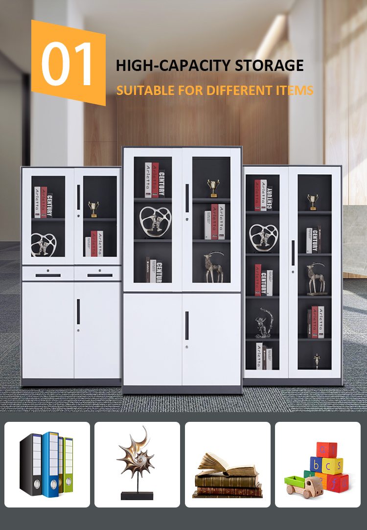 Office Storage Function Steel File Cabinet Customized RAL Color Iron Filing Cabinet