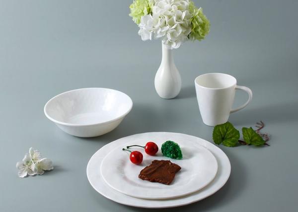 Cheap BPA Free Round Melamine Dinner Set Unbreakable For 1 for sale