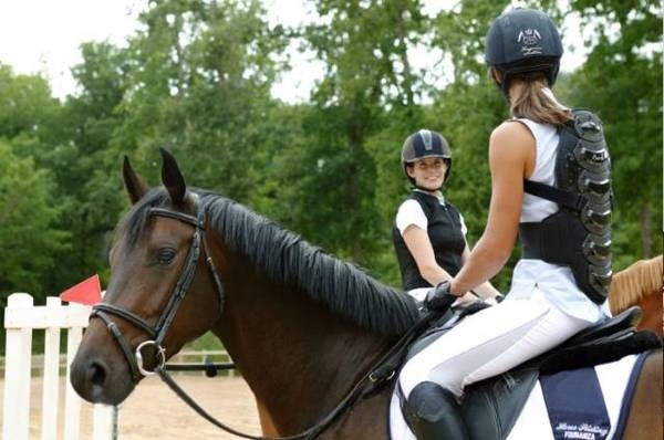 Functional Children's Black Vest for Outdoor Horse Riding BETA Certified Foam Padding