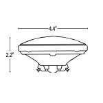 Clear Halogen Light Bulb , Par 36 Halogen Bulb 20w 3000K 130lm For Stage