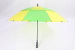 Lightweight Vented Golf Umbrella , Green & Yellow Heavy Duty Golf Umbrella