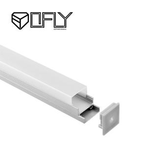Quality Warm LED Lighting Profile Surface Mounted LED Profile 20*20mm Indoor LED Strip Lights wholesale
