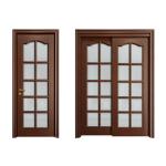 Customized Color Wooden Room Doors YALIG Luxury Interior Door for Hotel Room