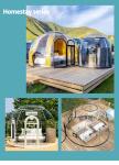 Spherical Homestay Hotel Outdoor Courtyard Terrace Large Tent Sunroom Holiday