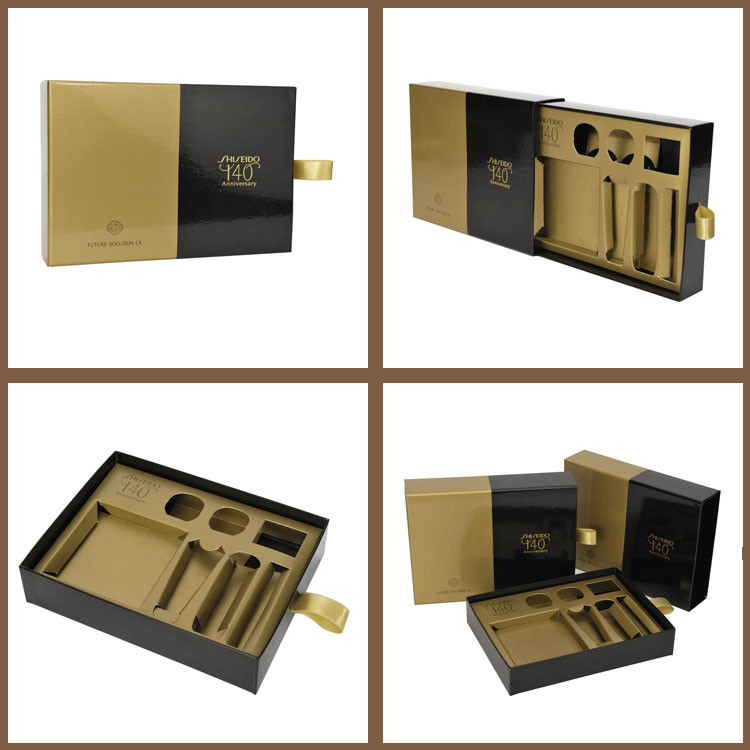 Full Color Printing Glossy Lamination Paper Cosmetic Packaging Rigid Cardboard Gift Box