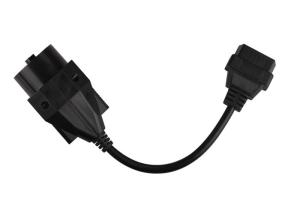 Quality BMW 20pin To Obd2 16 Pin Connector , Custom Obd Port Extension Diagnostic Cable wholesale