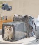 Oxford Fabric Zipper Closure Outdoor Pet Carrier Bag For Cats And Dogs