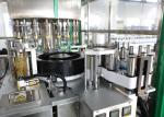 Roll - Feed Bottle Labeling Machine , OPP / BOPP Film Hot Melt Glue Labeling