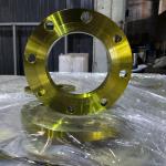 Slip On ANSI Pipe Flange Yellow Painting SCH5s-SCH160 Wall Thickness