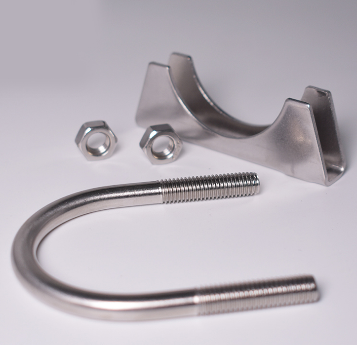 GB Standard Steel Performance Exhaust Pipe U-bolt Clamps for Industrial Applications ANSI/ASME