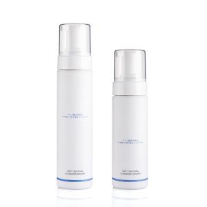 Quality OEM Cosmetic Foam Pump Bottle Matte Finish 180ML 230ML Empty Cylinder wholesale