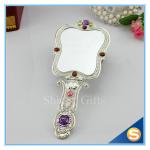 Rose Design Metal Materials Vanity Girl Hollywood Cosmetic Makeup Table Mirror