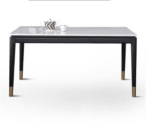 Quality Nordic Light Luxury Dining Room Table With Marble Top And Stainless Steel Feet wholesale
