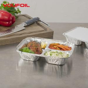 Quality Take Away Multiple Compartments Disposable Aluminum Foil Tray wholesale