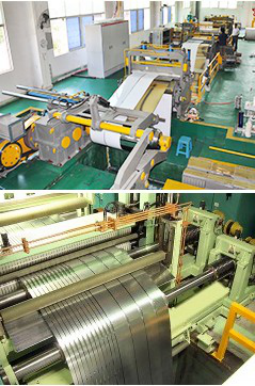 Automatic Metal Sheet DBSL-6x1300 Coil Metal Slitting Line , Thickness 1-6mm