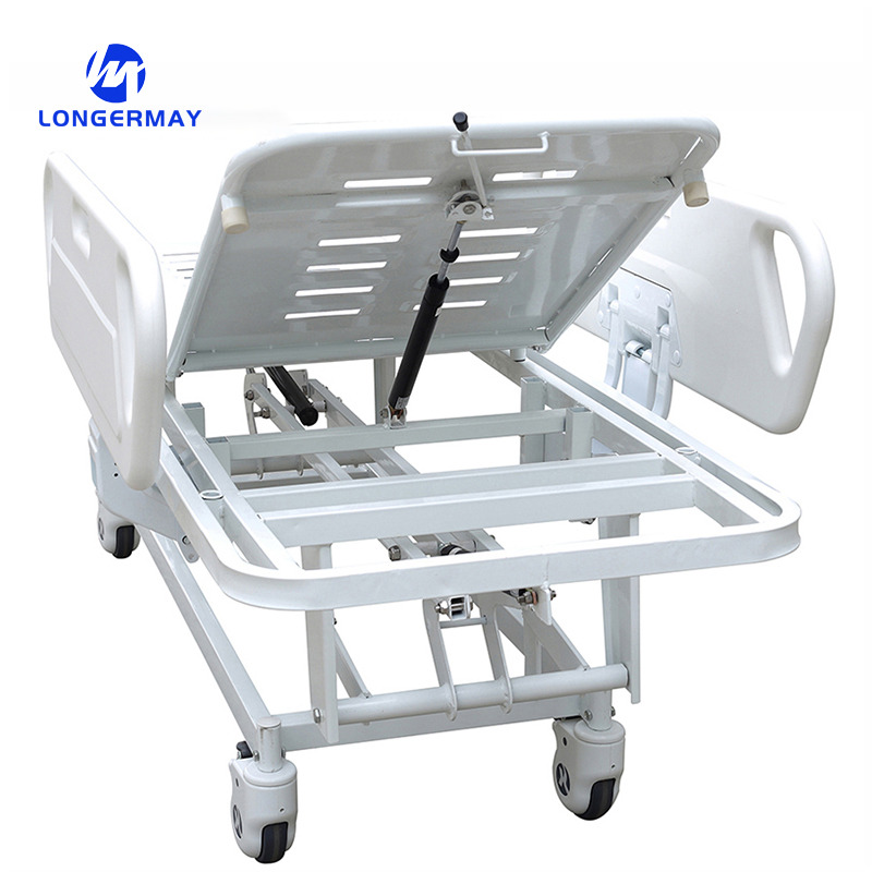 Economic Stainless Steel Multifunction Adjust Manual Transport Emergency Medical Patient Trolley Supplier
