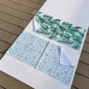 Quality Customized logo microfiber beach towel factory direct wholesale