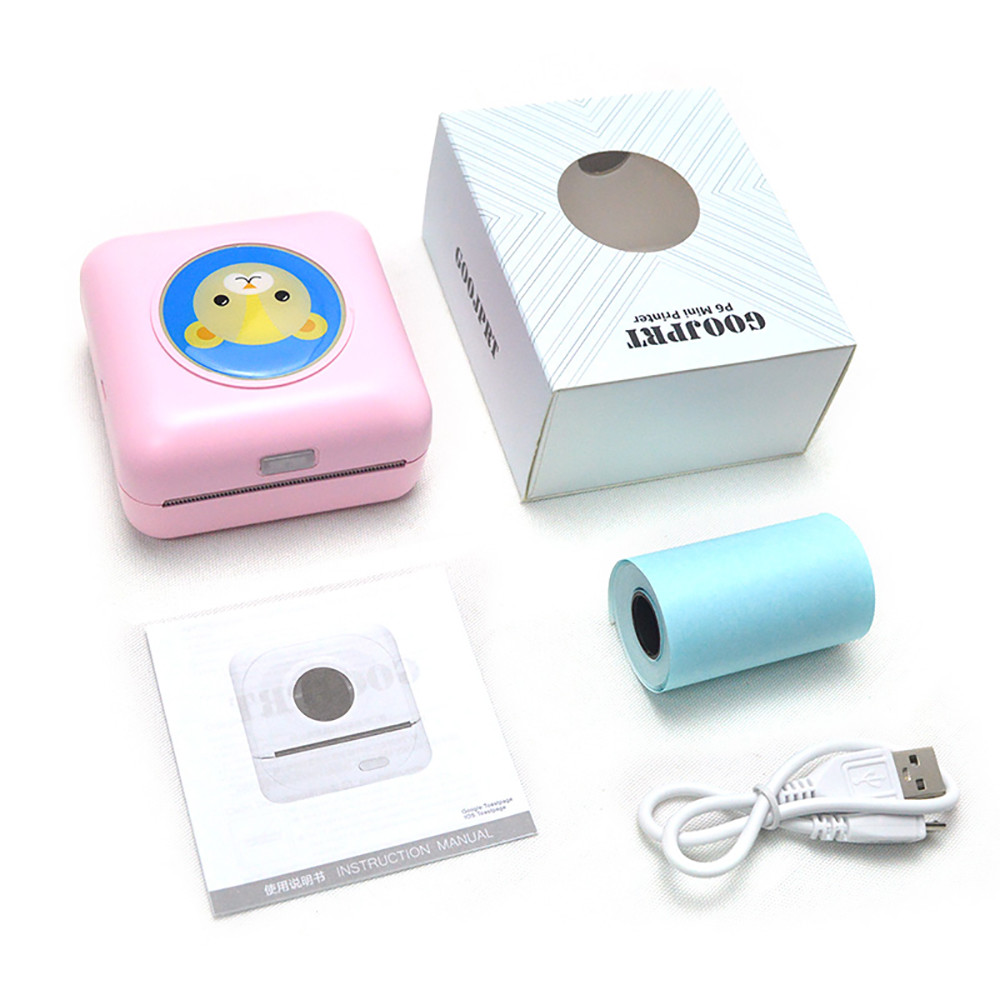 Bluetooth Portable Mini Printer Photo printer Pocket Mini Sticker Thermal printer for Android iOS phone Oversea
