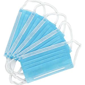 Quality Bus Terminals Anti Saliva Disposable 3 Ply Earloop Masks wholesale