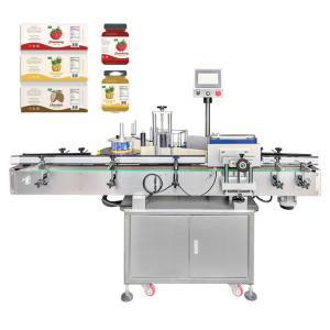 Quality Automatic Alcohol Wine Soda Beverage Round Bottle Labeling Machine For Glass Whisky Bottles Tub Can wholesale