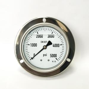 Quality NPT 5000 Psi Lower Back Mount Pressure Gauge wholesale