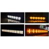 Buy cheap 7D White Offroad Light Bar with Cross Daytime Running Amber fog light from wholesalers