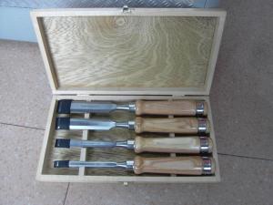 Quality 60crv Wood Carving Chisel Set 140mm Wooden Handle Material wholesale