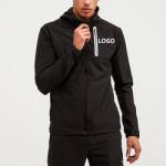 OEM men custom logo streetwear windbreaker rain jacket nylon softshell tactical