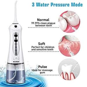 Quality IPX7 Waterproof Oral Irrigator Water Flosser 200ml Water Tank wholesale