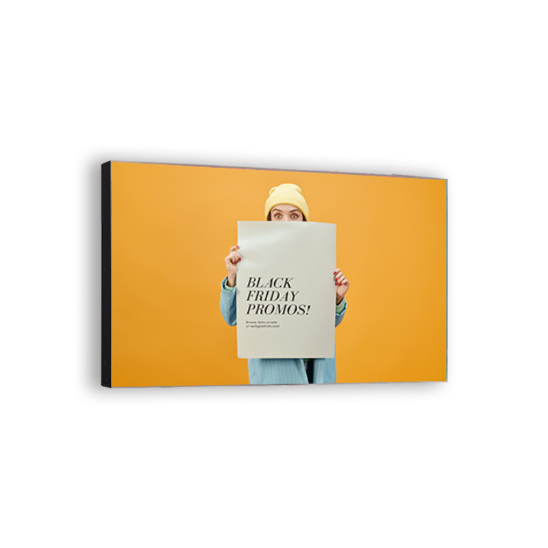 65" Semi-Outdoor Digital Shop Window Display Panel with High Brightness and HDMI Input