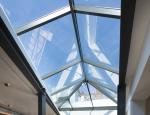 Sun Shade Roof Aluminium Skylight Tempered Glass 6063 T5 1.4-2.0mm