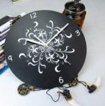 Black Acrylic Art Contemporary Wall Clocks LY-013