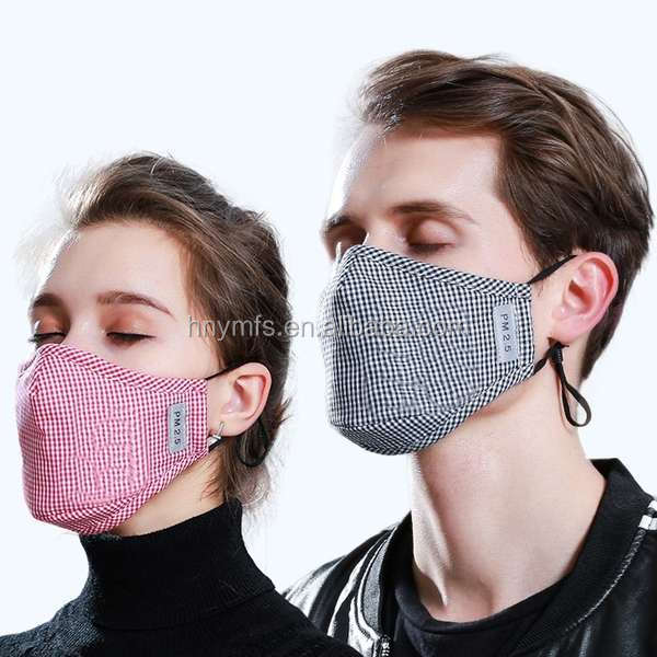 5 Ply Washable Face Mask With PM2.5 Filter High Safety Protection