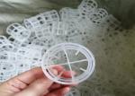 Spray Tower Transmission Packaging PTFE Pall Ring 76mm Chemical Resistant