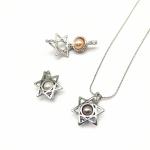 Cage Pendant Essential Oil Diffuser Locket For Oyster Pearl Girl Women Gits