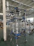 Borosilicate Lab Glass Reactor With 304 Stainless Steel Brake Type Universal