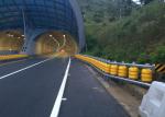 Rolling Guard Rail System Traffic Safety EVA PU Highway Roadway Roller Barriers