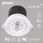 2015New Round Square 10W Epistar COB LED Downlight,CE RoHS