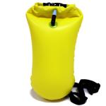 Green Light Weight 25*60cm Swim Tow Float Dry Bag Eco Friendly PVC