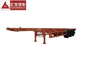 Quality 3 Axle Container Delivery Trailer 40 Feet Container Hauler Trailer Enough Strength wholesale
