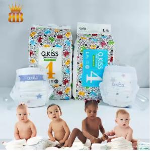 Quality Super soft breathable top sheet custom printed disposable baby diapers wholesale