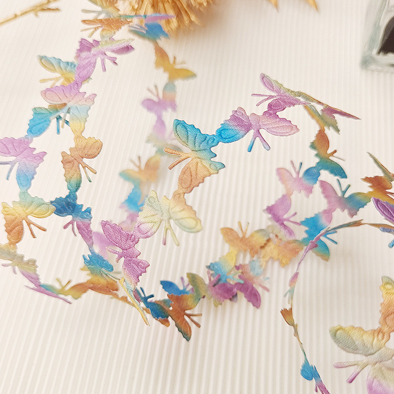 2cm*25y Ultrasonic Butterfly Ribbon For Gift Packing And Garment Accessories