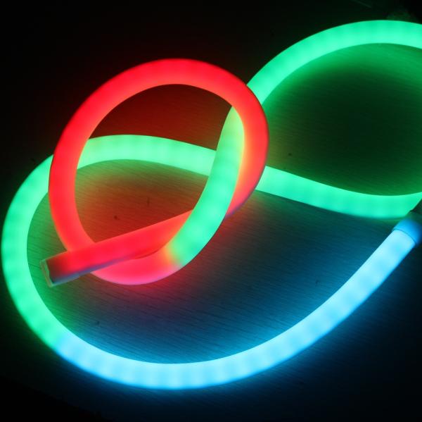 Waterproof IP67 SMD5050 silicone digital RGB neon 12v ws2811 Pixel Chasing LED