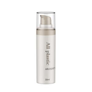 Quality Environmental All Plastic Pp 30ml Airless Pump Bottle Without Metal wholesale