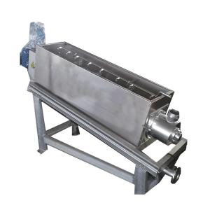 Quality 2.2KW Screw Dehydrator , Screw Filter Press For Food Waste Water Treatment wholesale