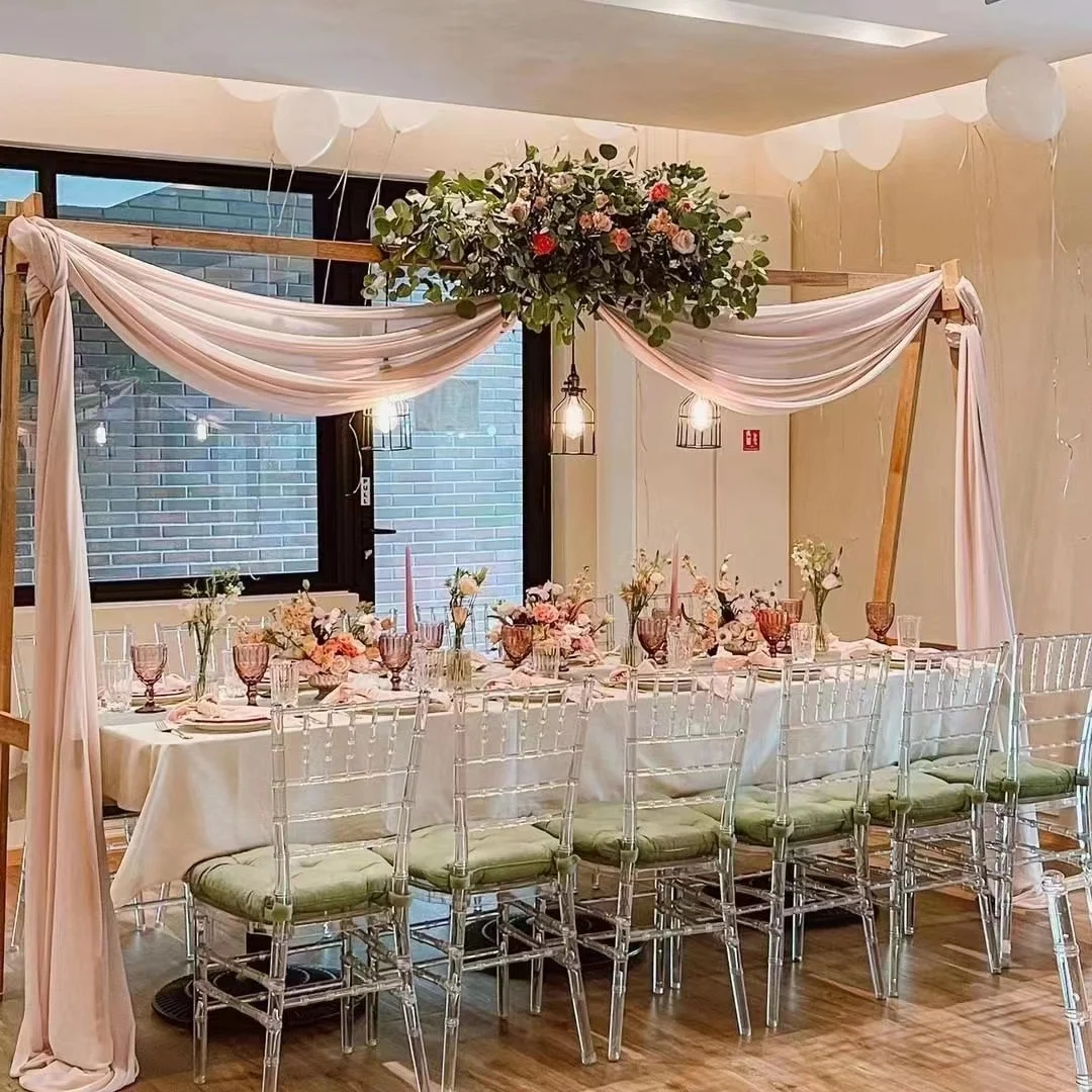 Transparent Resin Phoenix Chair Clear Plastic Hotel Acrylic Wedding Chair