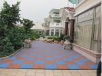 IAAF Wear Resistance Playground Rubber Safety Tiles High Elasticity