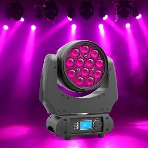 Quality 12x10W Zoom Wash Moving Head Stage Light Led Beam Wash Moving Head For Party wholesale