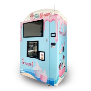 Quality Multi Flavor Credit Card Soft Ice Cream Vending Machine wholesale