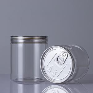 Quality PET Clear Candy Cookie Jar 1500ml Honey Food Packaging wholesale